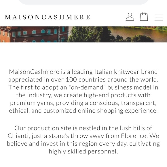 MaisonCashmere Italy Cowl Neck Oversized Cashmere Sweater in Coral Red Size L - Picture 10 of 10